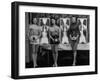 Winning Models Marianne Baba, Lois Conway and Ruth Swensen During a Chiropractor Beauty Contest-Wallace Kirkland-Framed Photographic Print