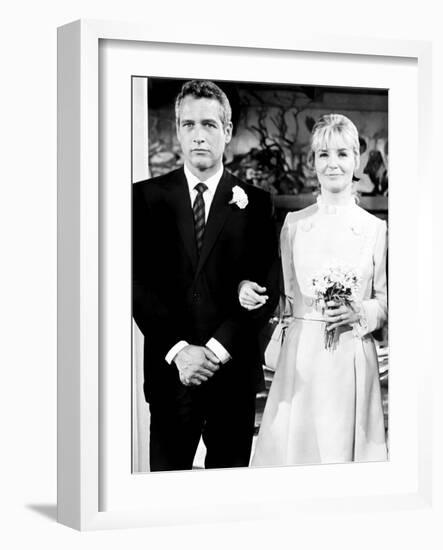 Winning, Paul Newman, Joanne Woodward, 1969-null-Framed Photo