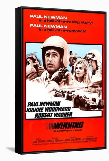 Winning, Paul Newman, Joanne Woodward, Robert Wagner, 1969-null-Framed Stretched Canvas