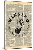 Winning-null-Mounted Art Print