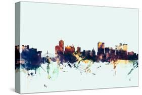 Winnipeg Canada Skyline-Michael Tompsett-Stretched Canvas