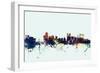 Winnipeg Canada Skyline-Michael Tompsett-Framed Premium Giclee Print