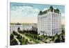 Winnipeg, Manitoba - Fort Garry Hotel, Union Depot Exterior-Lantern Press-Framed Art Print