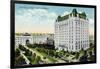 Winnipeg, Manitoba - Fort Garry Hotel, Union Depot Exterior-Lantern Press-Framed Art Print