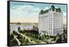 Winnipeg, Manitoba - Fort Garry Hotel, Union Depot Exterior-Lantern Press-Framed Stretched Canvas