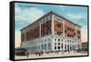 Winnipeg, Manitoba - Royal Alexandria Hotel Exterior-Lantern Press-Framed Stretched Canvas