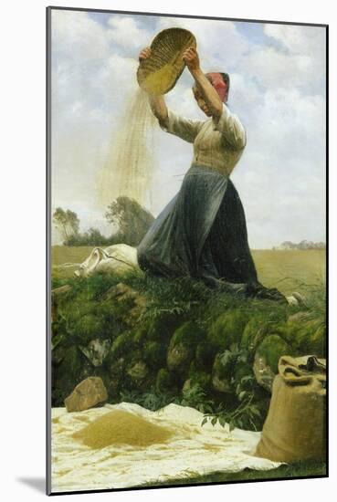 Winnowing the Grain-Hans Brasen-Mounted Giclee Print