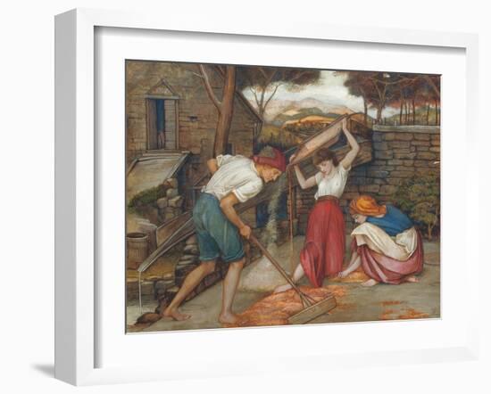 Winnowing-John Roddam Spencer Stanhope-Framed Giclee Print