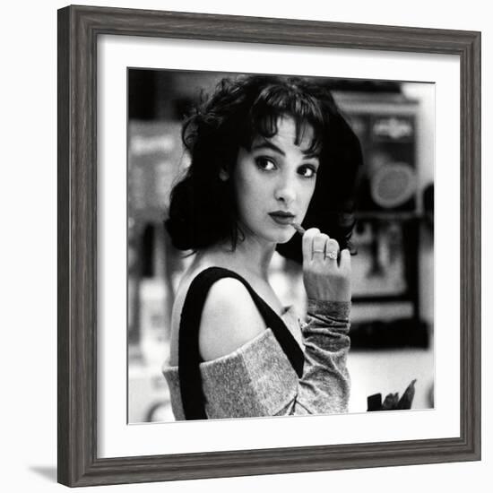 WINONA RYDER. "HEATHERS" [1989], directed by MICHAEL LEHMANN.-null-Framed Photographic Print