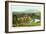 Winooski Valley and Mt. Mansfield, Burlington, Vermont-null-Framed Art Print