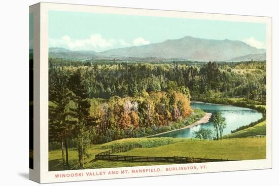 Winooski Valley and Mt. Mansfield, Burlington, Vermont-null-Stretched Canvas