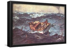 Winslow Homer (Gulf Stream) Art Poster Print-null-Framed Poster