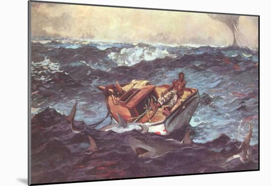 Winslow Homer (Gulf Stream) Art Poster Print-null-Mounted Poster