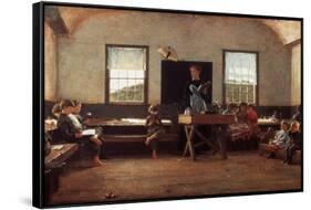 Winslow Homer: the Country School-null-Framed Stretched Canvas