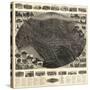 Winsted, Connecticut - Panoramic Map-Lantern Press-Stretched Canvas