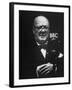 Winston Churchhill Speaking to a Crowd at the Conservative Party Conference-null-Framed Premium Photographic Print