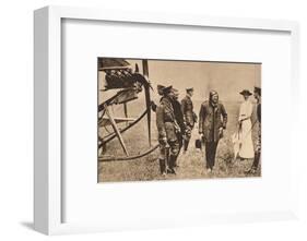 Winston Churchill after making a trip by air, c1914 (1935)-Unknown-Framed Photographic Print