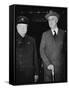 Winston Churchill and Franklin D Roosevelt-null-Framed Stretched Canvas
