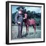 Winston Churchill and Horse-null-Framed Photographic Print