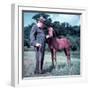 Winston Churchill and Horse-null-Framed Photographic Print