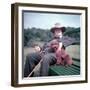 Winston Churchill and Pet Dog-Mark Kauffman-Framed Premium Photographic Print