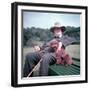 Winston Churchill and Pet Dog-Mark Kauffman-Framed Premium Photographic Print