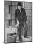 Winston Churchill at the Admiralty, 1939, (1940)-null-Mounted Photographic Print