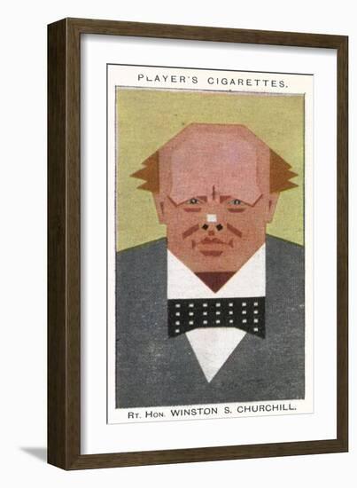 Winston Churchill - British Politician-Alick P.f. Ritchie-Framed Art Print