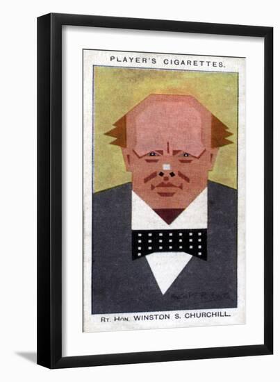 Winston Churchill, British Prime Minister, 1926-Alick PF Ritchie-Framed Giclee Print