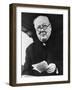 Winston Churchill British Prime Minister in Later Life Reading a Letter-null-Framed Photographic Print