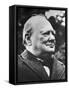 Winston Churchill British Prime Minister in Later Life-null-Framed Stretched Canvas