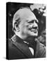 Winston Churchill British Prime Minister in Later Life-null-Stretched Canvas