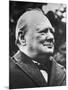 Winston Churchill British Prime Minister in Later Life-null-Mounted Photographic Print