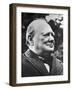 Winston Churchill British Prime Minister in Later Life-null-Framed Photographic Print