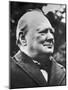 Winston Churchill British Prime Minister in Later Life-null-Mounted Photographic Print