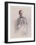 Winston Churchill British Statesman and Author as a Boer War Correspondent-Mortimer Menpes-Framed Photographic Print