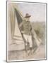 Winston Churchill British Statesman and Author as a Boer War Correspondent-Mortimer Menpes-Mounted Art Print