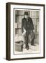 Winston Churchill British Statesman and Author Stands in a Doorway in 1940-null-Framed Photographic Print