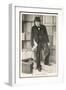 Winston Churchill British Statesman and Author Stands in a Doorway in 1940-null-Framed Photographic Print