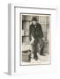 Winston Churchill British Statesman and Author Stands in a Doorway in 1940-null-Framed Photographic Print