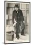 Winston Churchill British Statesman and Author Stands in a Doorway in 1940-null-Mounted Photographic Print