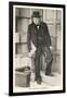 Winston Churchill British Statesman and Author Stands in a Doorway in 1940-null-Framed Photographic Print