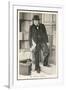 Winston Churchill British Statesman and Author Stands in a Doorway in 1940-null-Framed Photographic Print