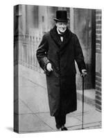 Winston Churchill British Statesman-null-Stretched Canvas