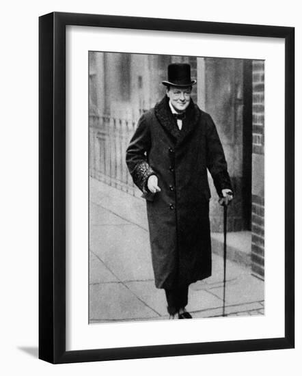 Winston Churchill British Statesman-null-Framed Photographic Print