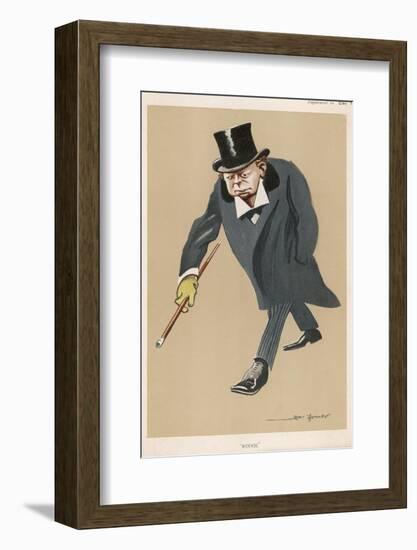 Winston Churchill British Statsman and Author-Bert Thomas-Framed Photographic Print