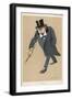 Winston Churchill British Statsman and Author-Bert Thomas-Framed Photographic Print