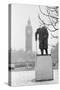 Winston Churchill by Ivor Roberts-Jones-null-Stretched Canvas