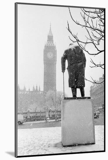Winston Churchill by Ivor Roberts-Jones-null-Mounted Photographic Print