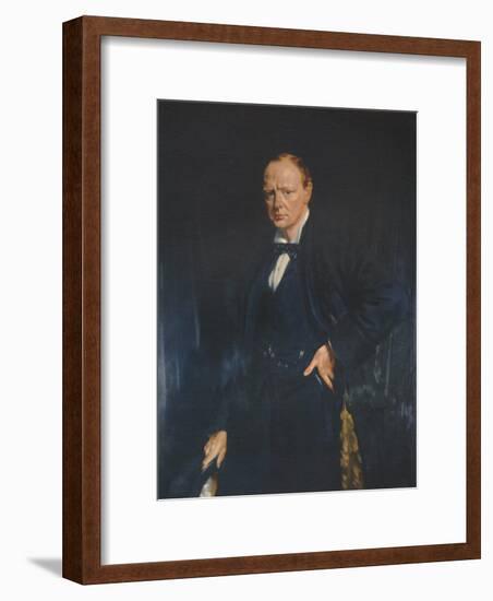 Winston Churchill, c1916, (1941)-Unknown-Framed Giclee Print